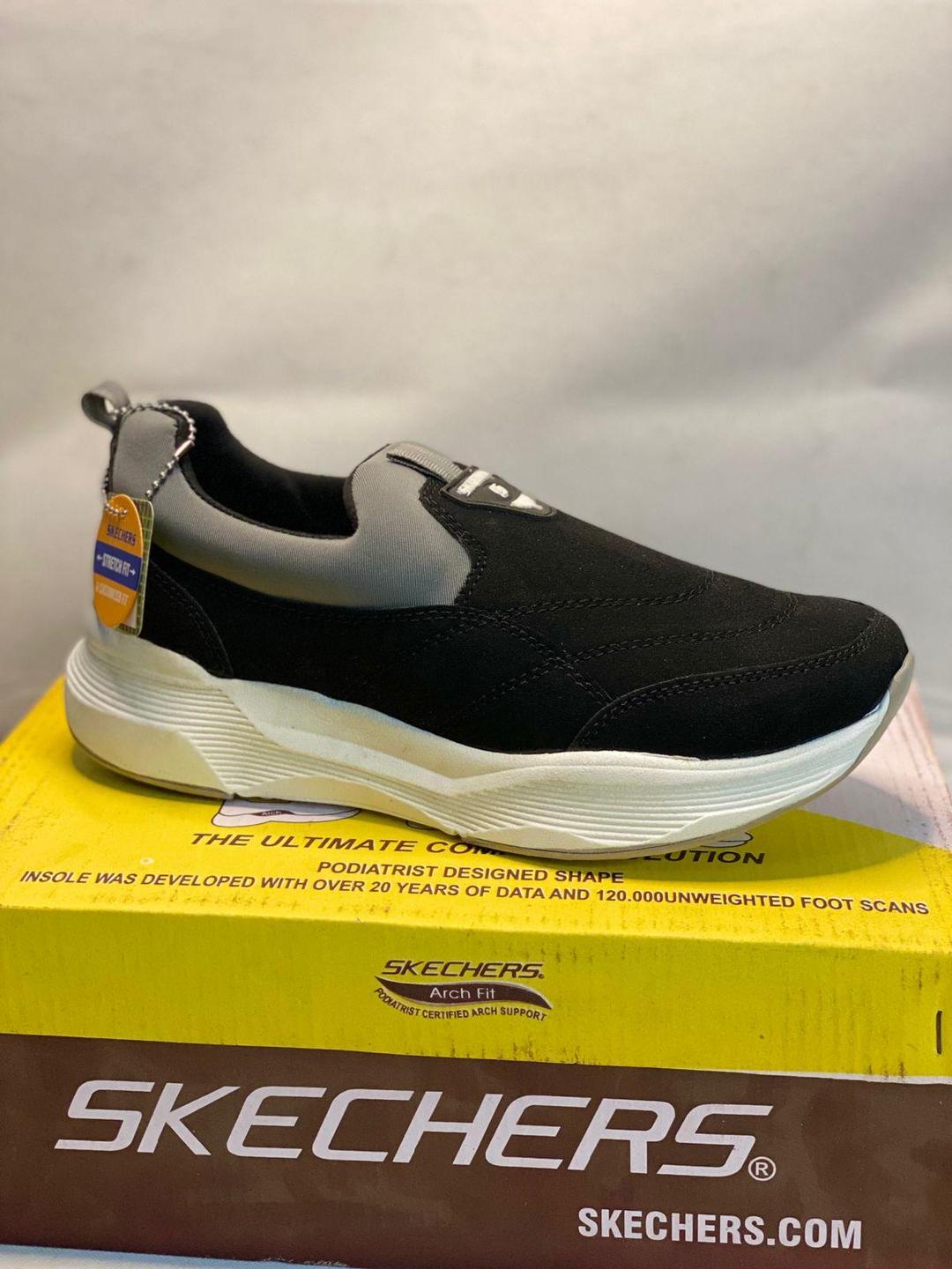 Men's Mustard Skechers EVA Casual Slip-On Shoes